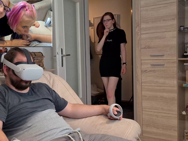 Dreiste Überraschung! VR-Porno wird real (Nika-Venus)