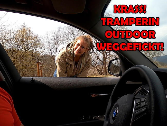 KRASS! Tramperin Outdoor weggefickt!